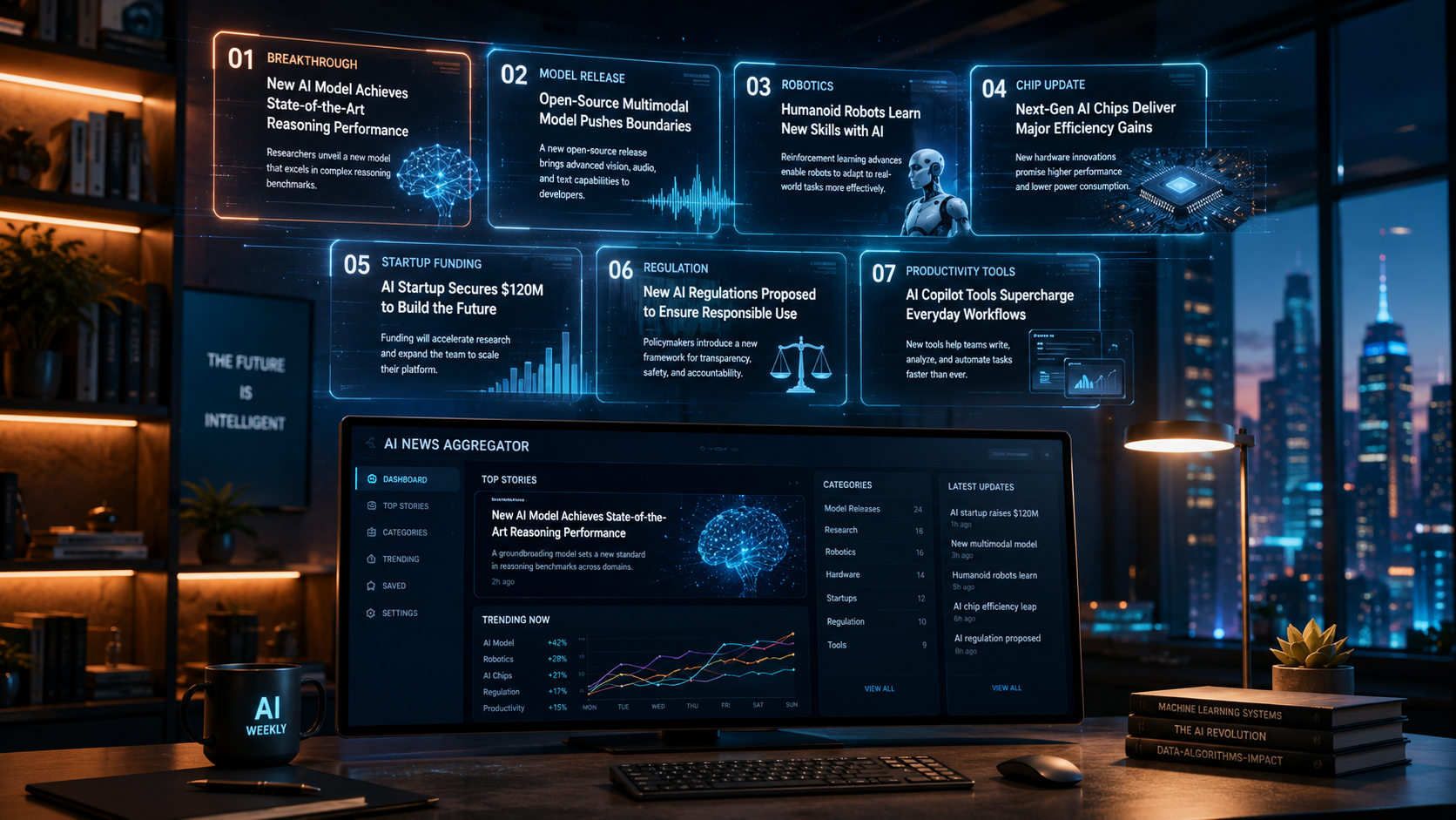 Tổng hợp 7 thay đổi AI đáng chú ý tuần này 2026: Claude Opus 4.7 ra mắt với long-context 1M token, ChatGPT Atlas browser tích hợp Codex, Gemini Deep Think reasoning mode, Llama 4 Maverick open-source, cập nhật mỗi tuần để theo kịp tốc độ ngành AI.