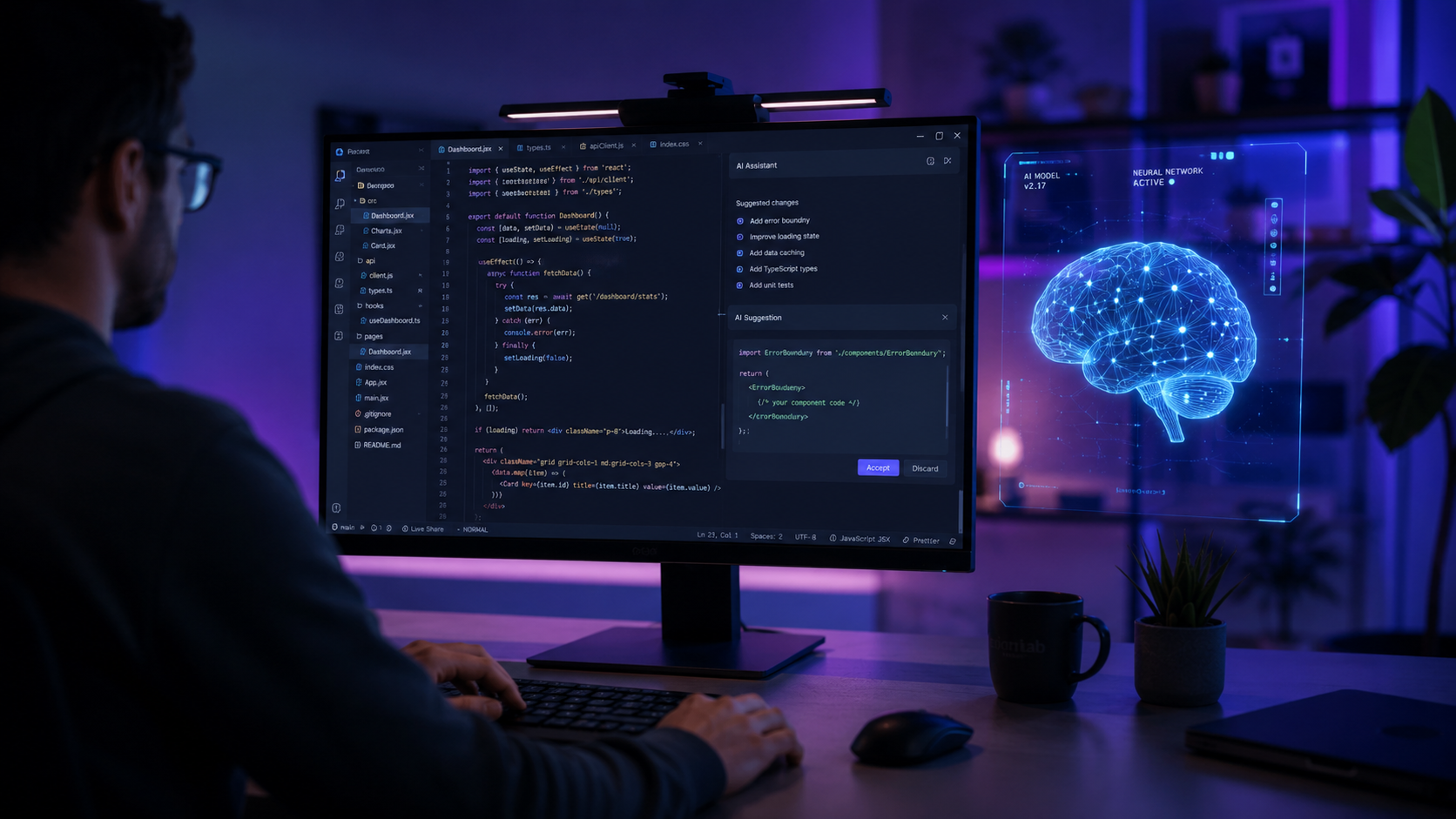 So sánh 3 AI code assistant 2026 cho dev Việt Nam GitHub Copilot Cursor Claude Code: Copilot tích hợp IDE phổ biến 10 triệu dev, Cursor editor AI-first workflow sâu, Claude Code CLI-first agent terminal — chọn đúng tool tăng productivity thực 30-50%.