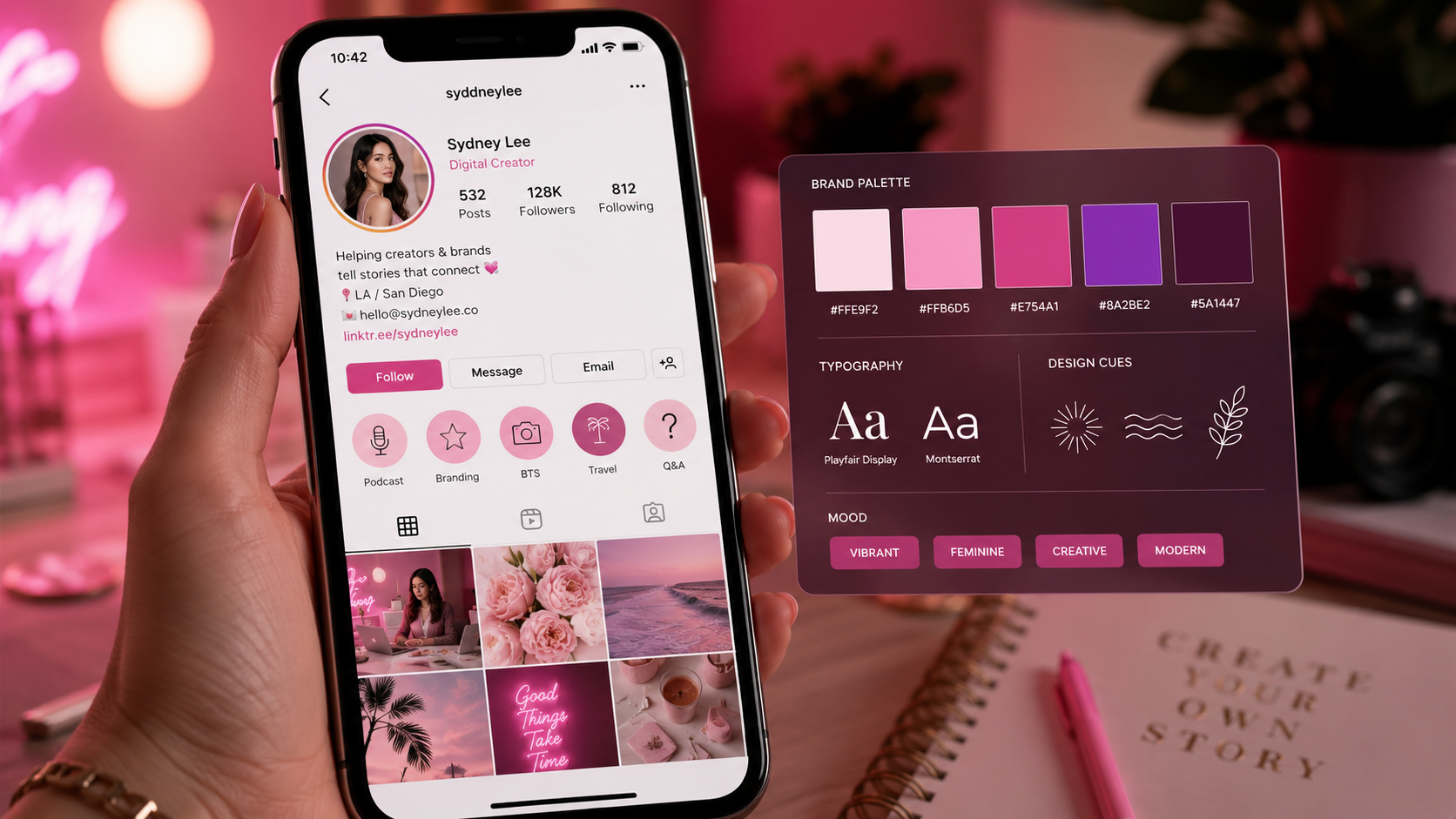 Tối ưu bio username caption social media 2026 cho creator VN — 3 giây đầu quyết định: bio nêu rõ giá trị mang lại + niche, username nhất quán 3-5 platform, caption 2-3 dòng hook + value + CTA mềm, link-in-bio qua Linktree hoặc Beacons gom các sản phẩm.